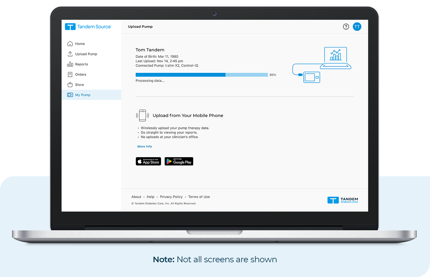 Uploading Data to the Tandem Source Platform