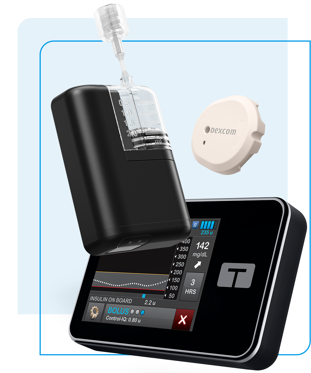 Tandem Insulin Pumps with Dexcom G7 Sensor